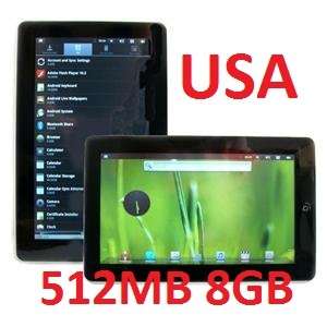   GOOGLE ANDROID 2.3 / 2.2 TABLET 512MB 8GB WIFI HDMI LAPTOP PC NETFLIX