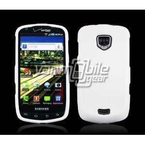 SAMSUNG 4G LTE i510 i520 STEALTH V DROID CHARGE WHITE RUBBERIZED CASE 