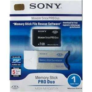  Sony 1 GB Memory Stick PRO Duo for PSP
