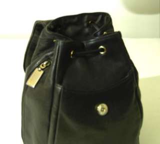 TIGNANELLO Dark Brown Leather Backpack Purse Handbag  