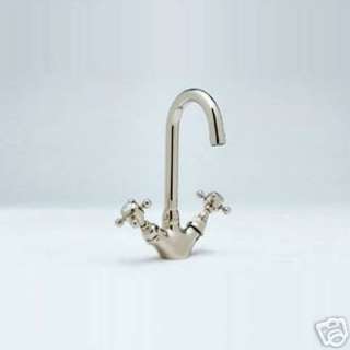 Rohl Polished Nickel Single Hole C Spout Kitchen Bar Faucet A1467XM PN 