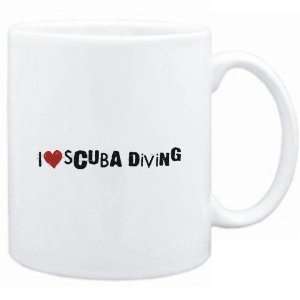 Mug White  Scuba Diving I LOVE Scuba Diving URBAN STYLE  Sports 
