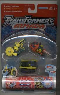Youre bidding on Transformers Armada Buzzsaw Drill Bit Dualor Box 
