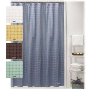  Shadow Dots Ivory Fabric Shower Curtain