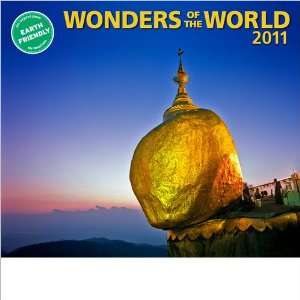  Wonders of the World 2011 Deluxe Wall Calendar Office 
