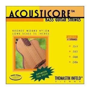   Thomastik Acousticore Bass 6 String Set Musical Instruments