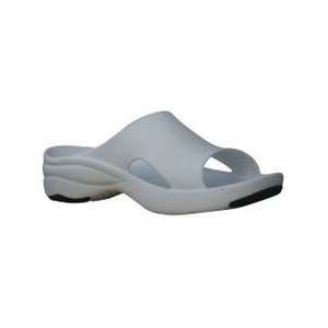  Dawgs Lady Slide Sandals White Black 9 M Sports 