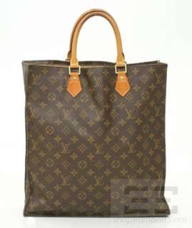 Louis Vuitton Monogram Canvas Sac Plat Tote Bag  