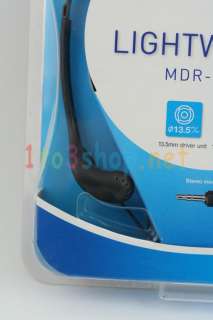   New Sony MDR W08L Vertical In Ear Earphones Headphones for iPod Black
