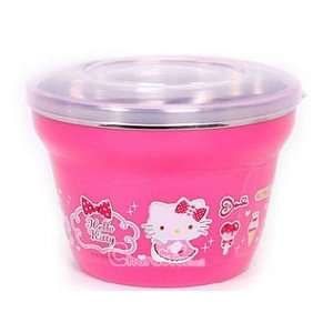Hello Kitty Strawberry Ice Cream Stainless Steel Insulation Bowl 