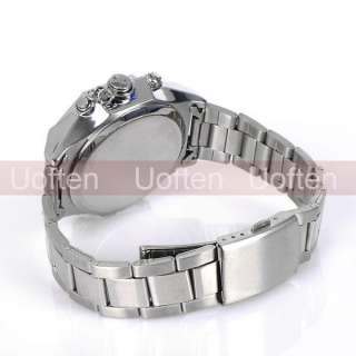 NEW 2GB  Player Voice Record Stainless steel Wrist watch For Man 