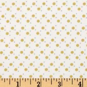  44 Wide Stella Dot Gold Fabric By The Yard Arts, Crafts 