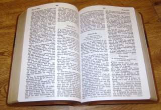HOLY BIBLE KJV Version Personal Size NIB Large Print   Two Tone Brown 