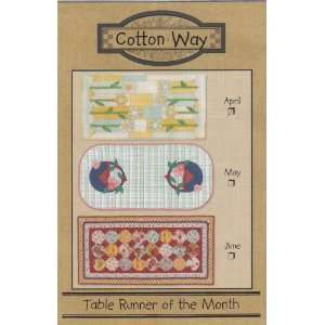  Table Runner Of The Month (April Pattern #2004) May pattern 