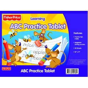  Fisher Price ABC Practice Tablet, 12 x 9 Inches, 40 Sheets 