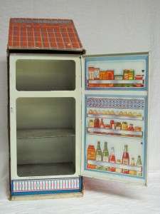   Wolverine Refrigerator In Original Box 15in. Wonderful Vintage Toy
