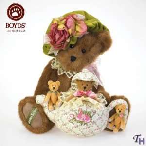    Boyds Bears Ltd Ed Bears w/ Teapot Stuffed Animal Toys & Games