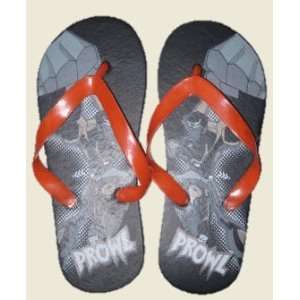   Black Prowl Flip Flops Beach Sandals Thongs Boys 2/3 