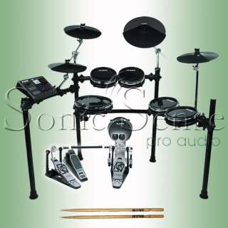Alesis DM10 Studio Kit 6 Piece Electronic Drum Set Double Kick 