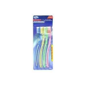 4 Pack toothbrushes   Case of 108 