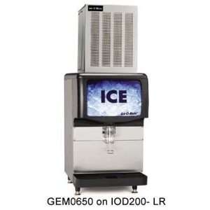 Ice O Matic GEM0650W 715 Lb. Water Cooled Pearl Ice Dispenser  