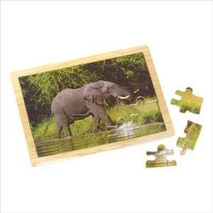  Elephant Wooden Tray Puzzle Toys & Games
