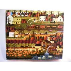   Americana Honey Pumpkin Valley 1990 Puzzle 1000 Pieces. Toys & Games