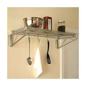    8 d x 8 w x 7 h wall mounted wire shelf