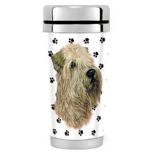  Wheaten Terrier Dog  16oz Travel Mug Stainless Steel 