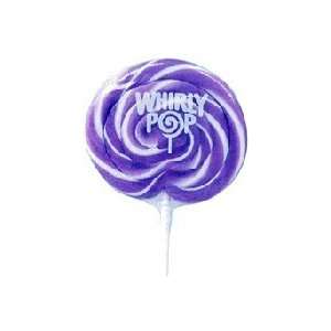 Purple and White Whirly Lollipops 20 Grocery & Gourmet Food