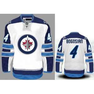  New Winnipeg Jets Jersey #4 Bogosian White Hockey Jersey 